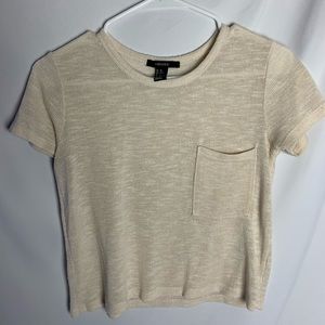 Light yellow crop top